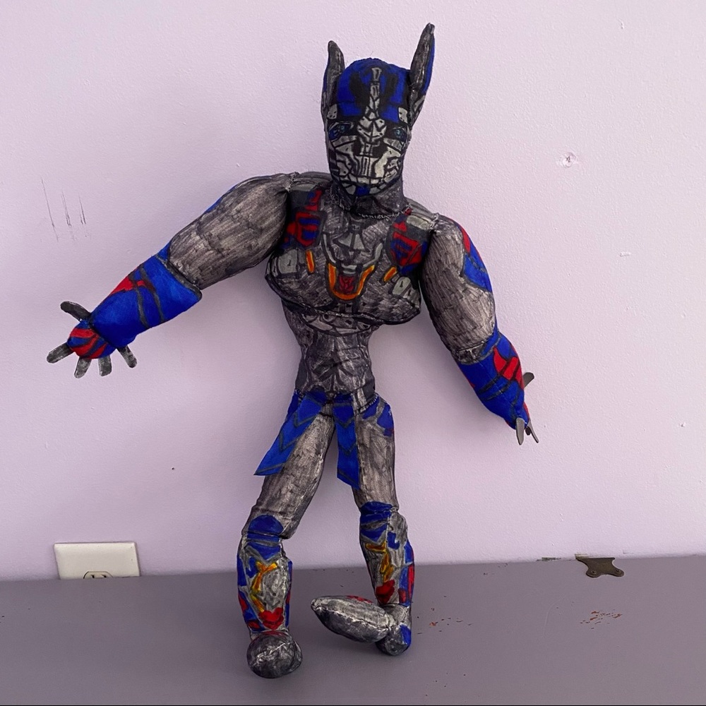🤖OPTIMUS PRIME🤖 Transformers 25” PLUSH Handmade CUSTOM Collectible